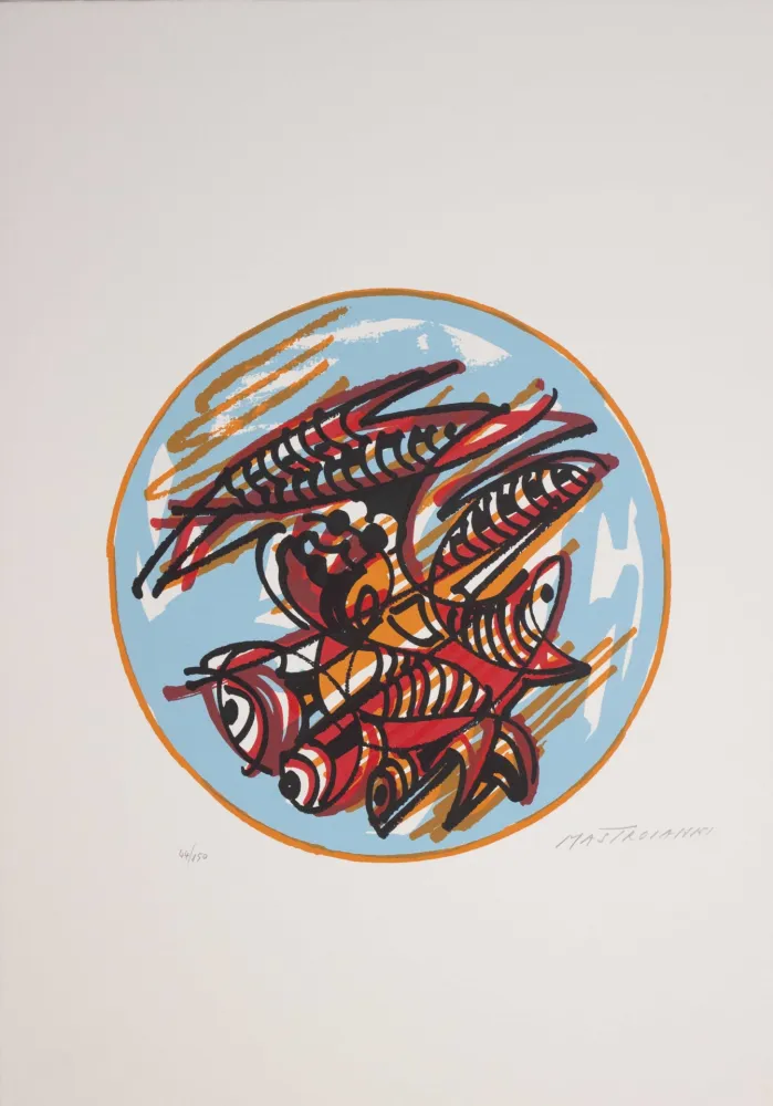 Screenprint Mastroianni  - Trinità