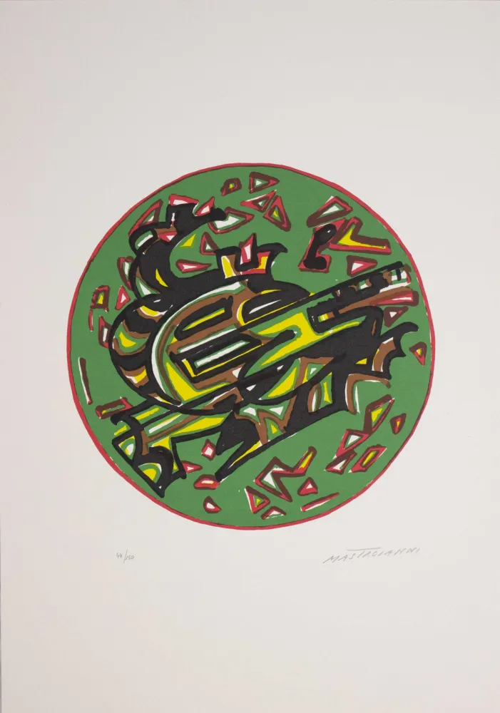 Screenprint Mastroianni  - Trinità