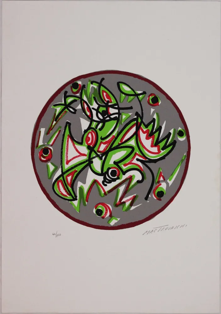 Screenprint Mastroianni  - Trinità