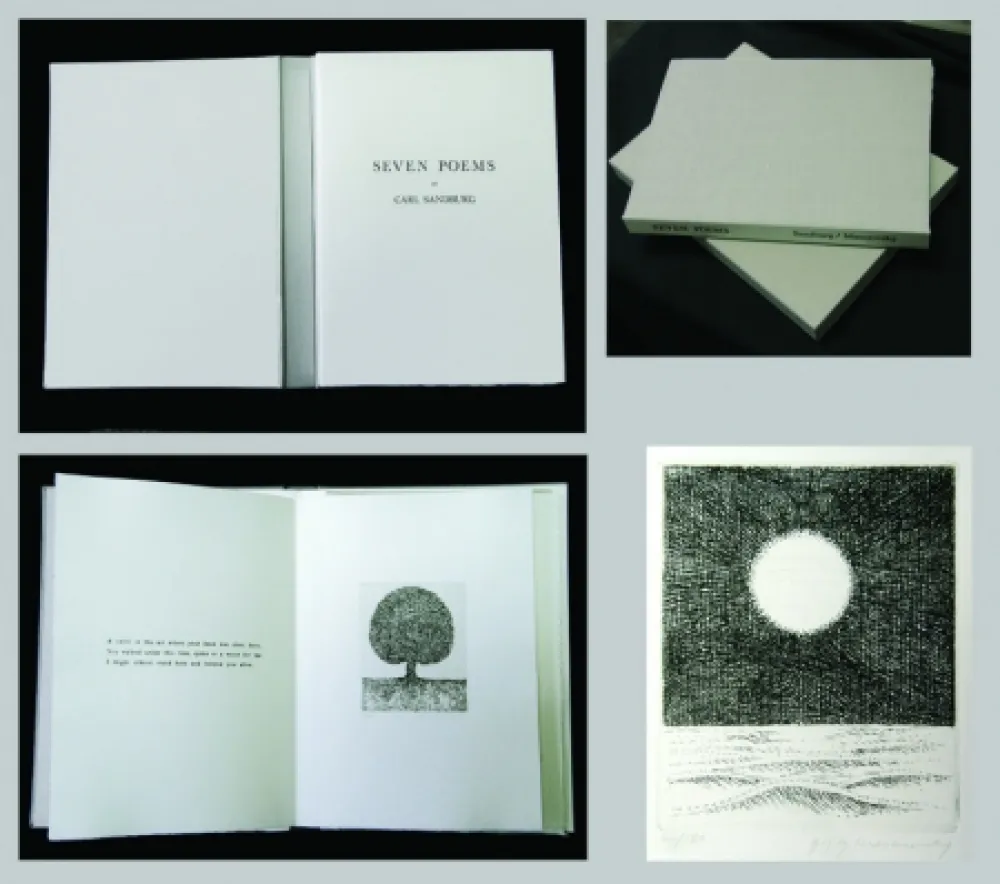 Etching Masurovsky - Seven Poems by Carl Sandburg