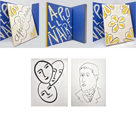 Illustrated Book Matisse - A. Rouveyre. APOLLINAIRE. Papiers découpés et lithographies de Matisse (1952)