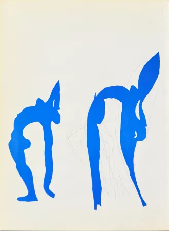 Lithograph Matisse - Acrobates