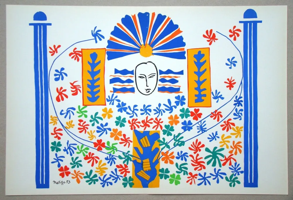 Lithograph Matisse (After) - Apollon