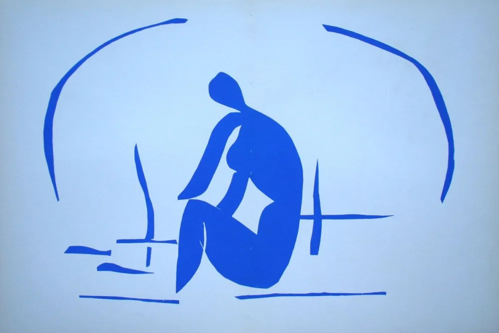 Lithograph Matisse (After) - Baigneuse dans les roseaux