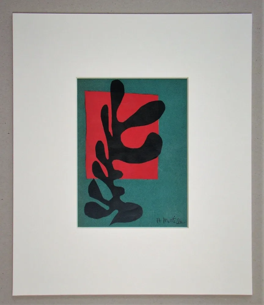 Lithograph Matisse (After) - Boxeur nègre, 1947