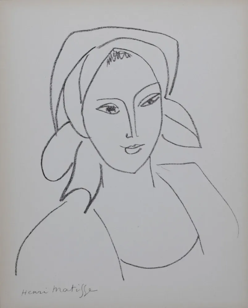 Lithograph Matisse (After) - Catherinette