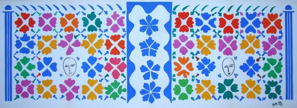 Lithograph Matisse (After) - Décoration - Masques