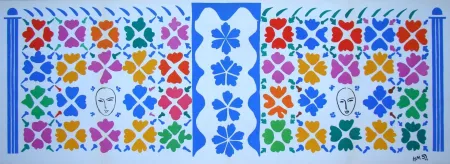 Lithograph Matisse (After) - Décoration - Masques