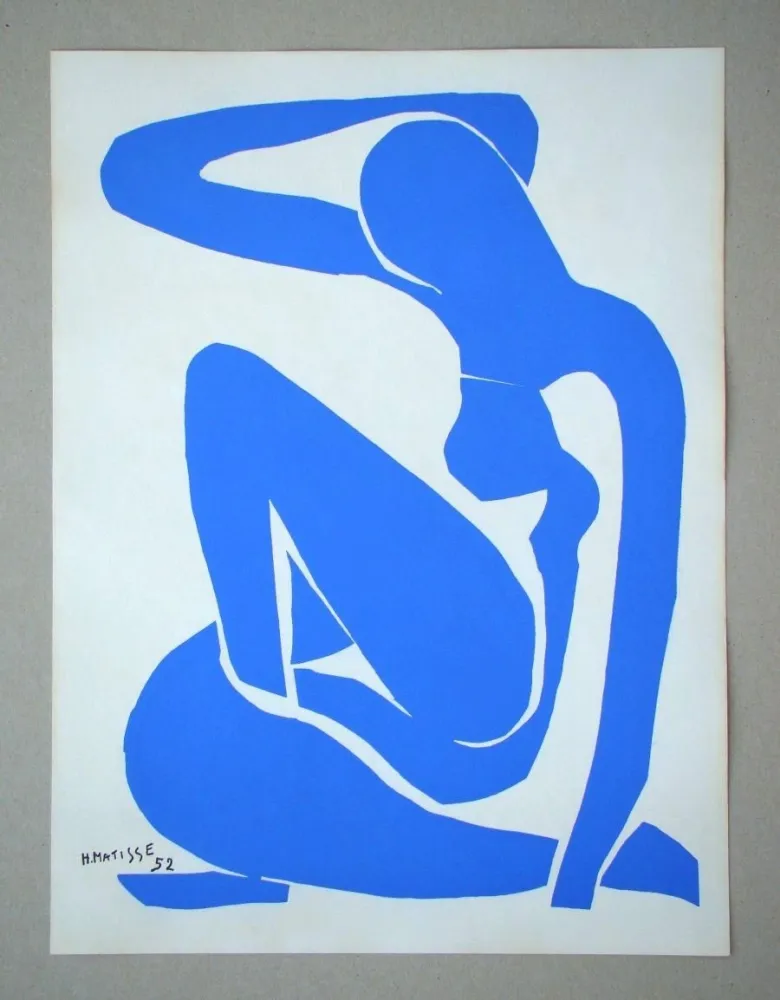 Screenprint Matisse (After) - Nu bleu