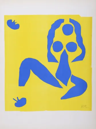 Lithograph Matisse (After) - Nu Bleu La Grenouille, 1958