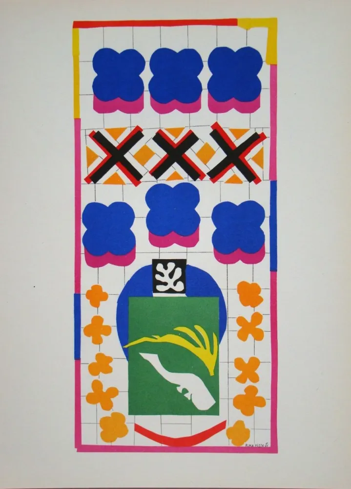 Lithograph Matisse (After) - Poissons Chinois