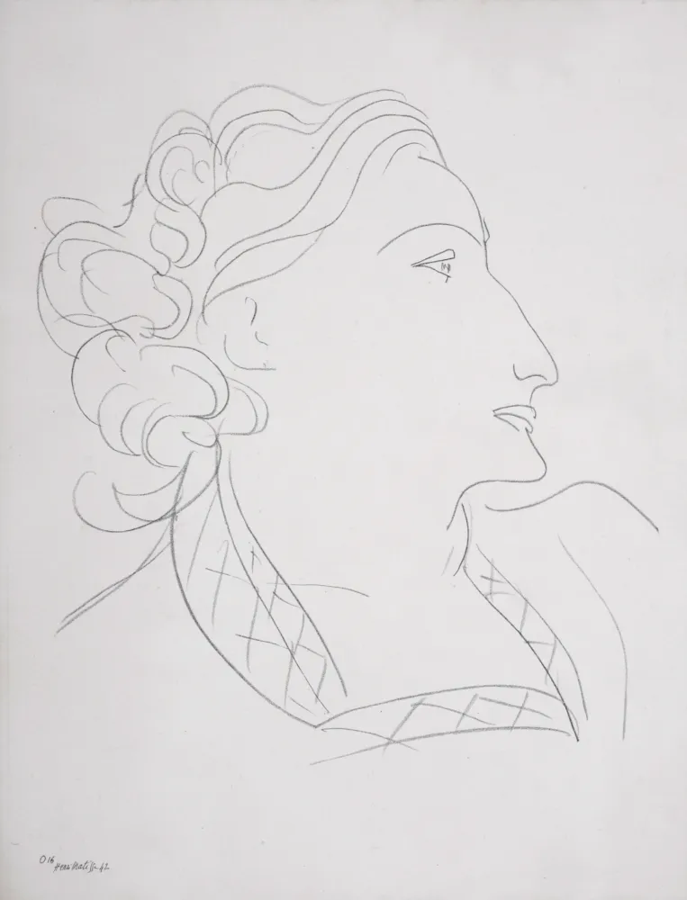 No Technical Matisse (After) - Portrait de femme, 1943