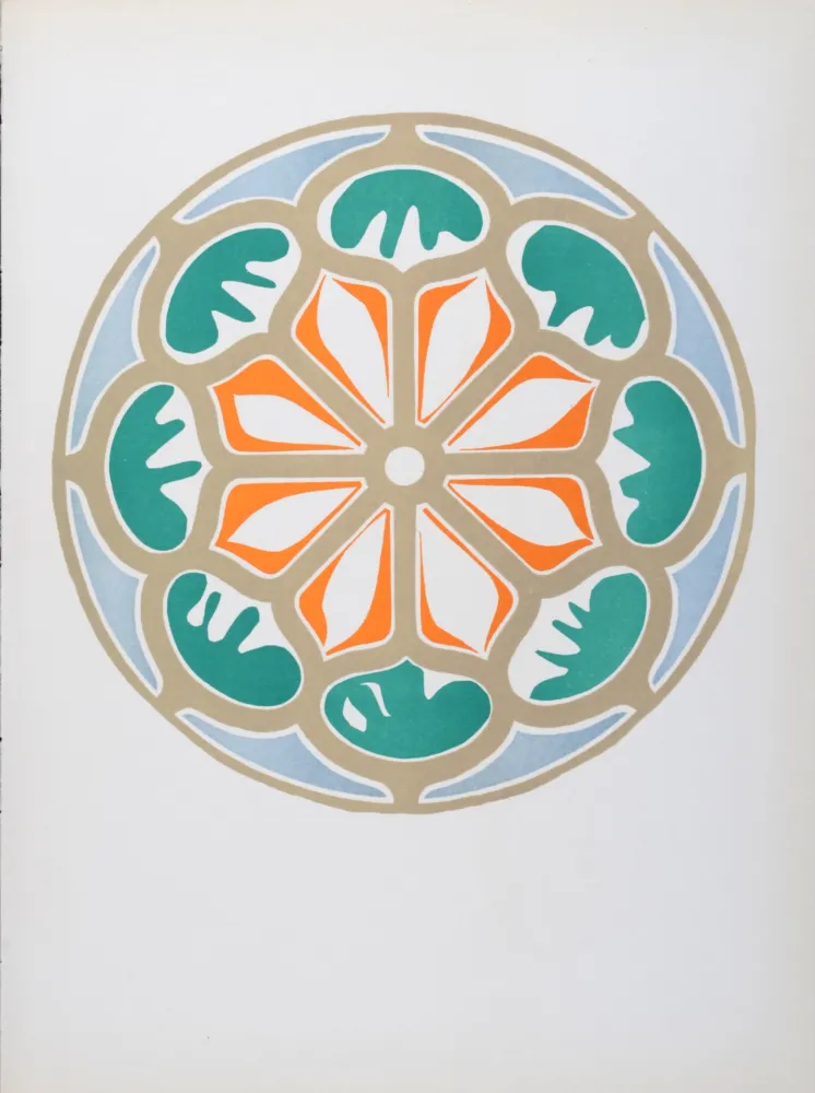 Lithograph Matisse (After) - Rosace, 1958