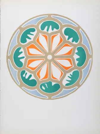 Lithograph Matisse (After) - Rosace, 1958