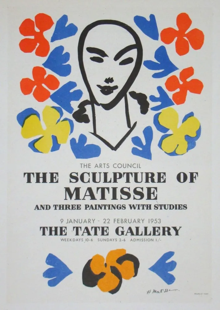 Lithograph Matisse (After) - The Sculpture of Matisse