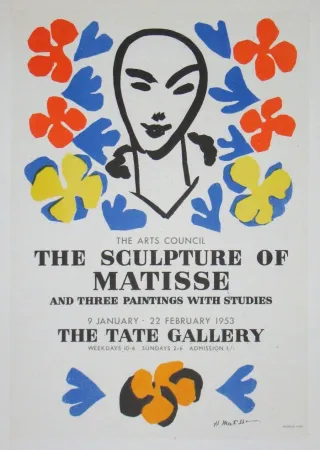 Lithograph Matisse (After) - The Sculpture of Matisse