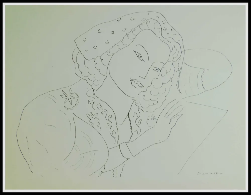 Lithograph Matisse (After) - THEMES & VARIATIONS III