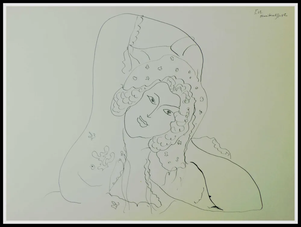 Lithograph Matisse (After) - THEMES & VARIATIONS IV