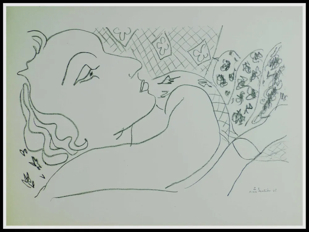 Lithograph Matisse (After) - THEMES & VARIATIONS X