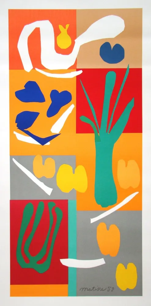 Lithograph Matisse (After) - Végétaux