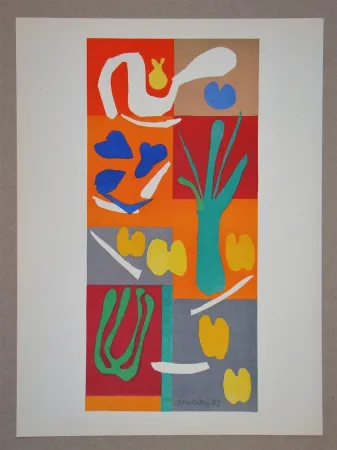 Lithograph Matisse (After) - Végétaux - 1952