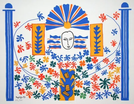 Lithograph Matisse - Apollo
