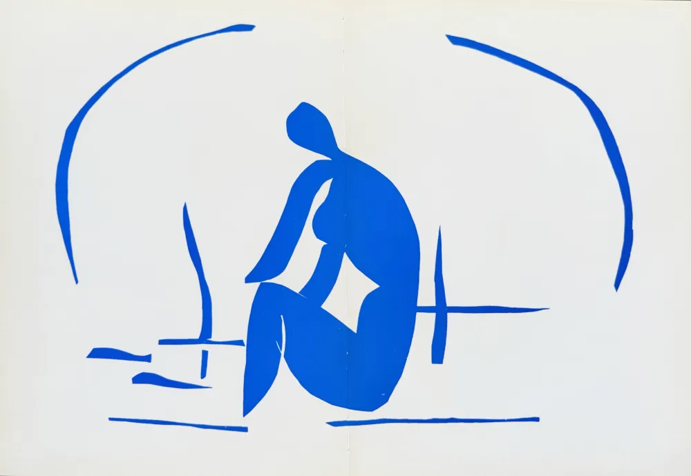 Lithograph Matisse - Baigneuse Dans Les Resaux