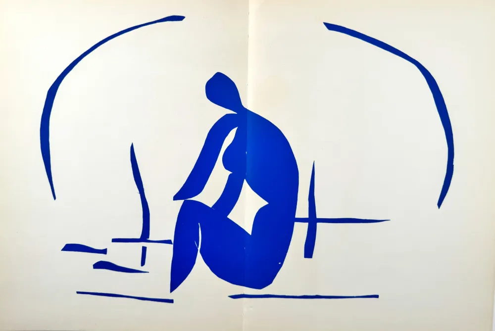 Lithograph Matisse - Baigneuse dans les roseaux 