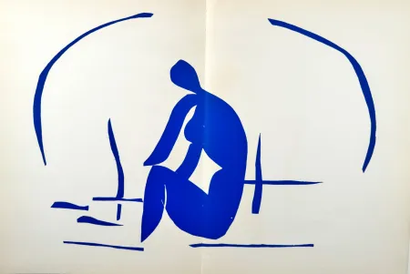 Lithograph Matisse - Baigneuse dans les roseaux 