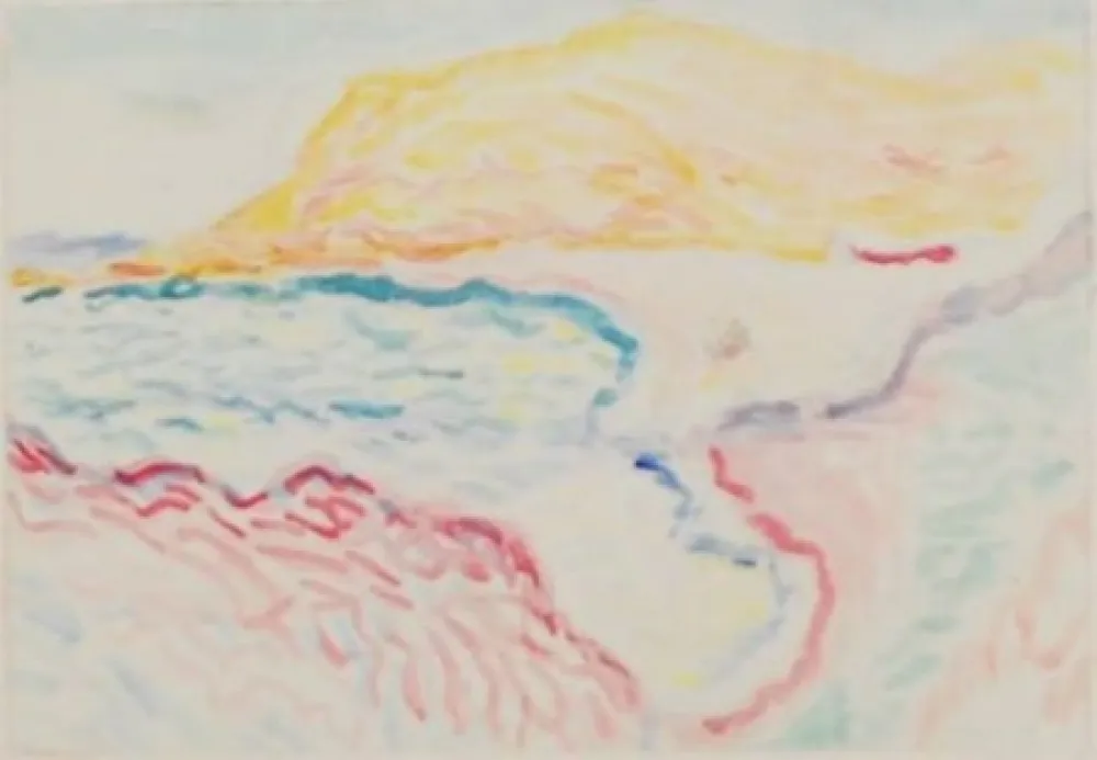 Collograph Matisse - Bord de la mer, Collioure