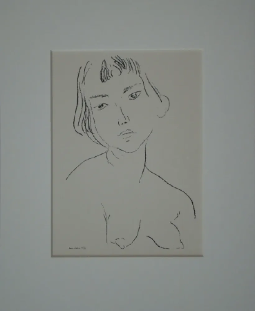 Lithograph Matisse - Buste d'une femme