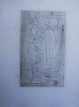 Etching Matisse - D116 Le Reflect Dans La Glace