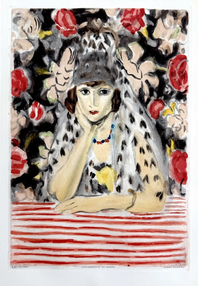 Etching And Aquatint Matisse - Espagnole a la Mantille