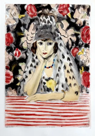 Etching And Aquatint Matisse - Espagnole a la Mantille