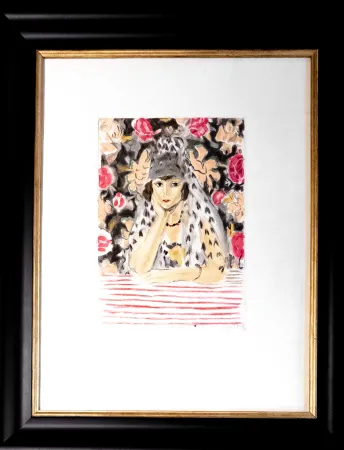 Aquatint Matisse - Espagnole a la Mantille