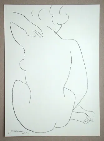 Lithograph Matisse - Femme assise