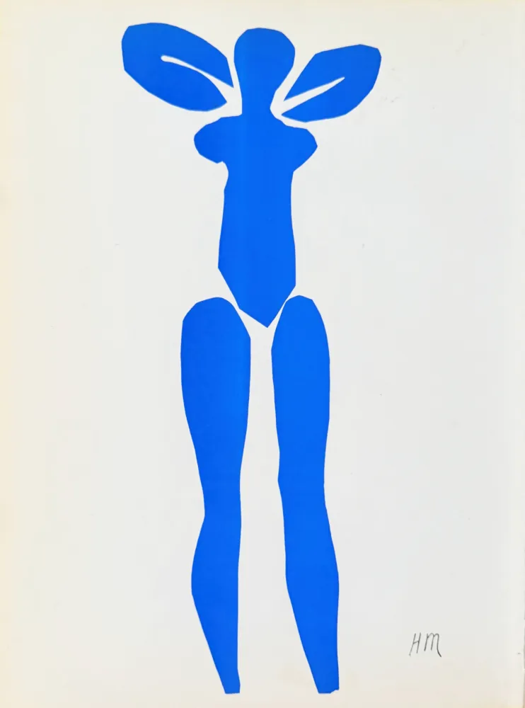 Lithograph Matisse - Femme Bleue
