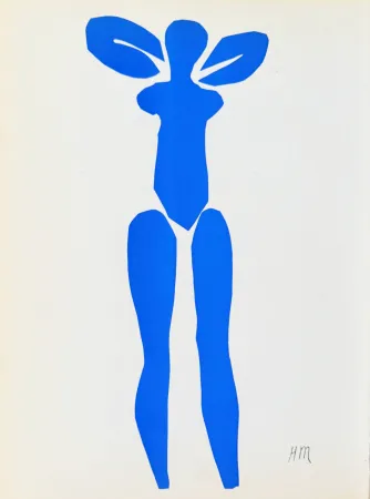 Lithograph Matisse - Femme Bleue