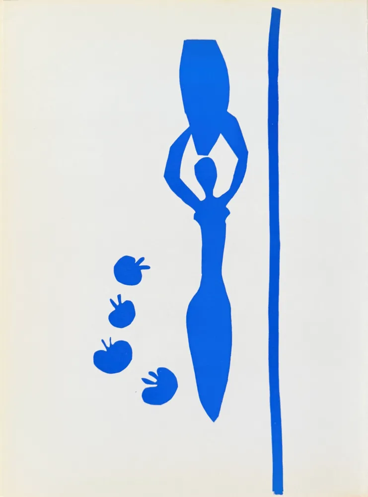 Lithograph Matisse - Femme Bleue