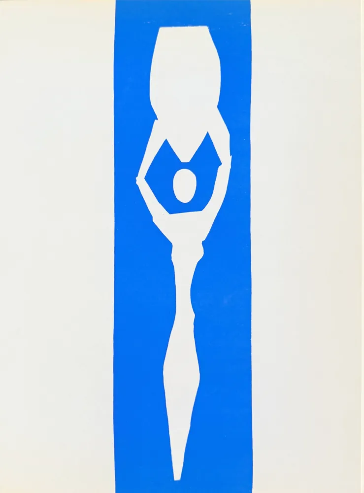 Lithograph Matisse - Femme Bleue