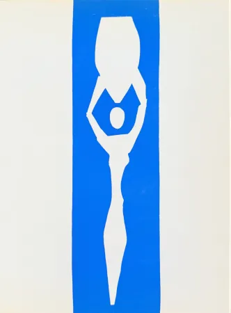 Lithograph Matisse - Femme Bleue