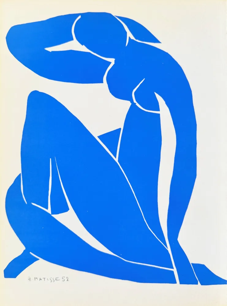 Lithograph Matisse - Femme Bleue