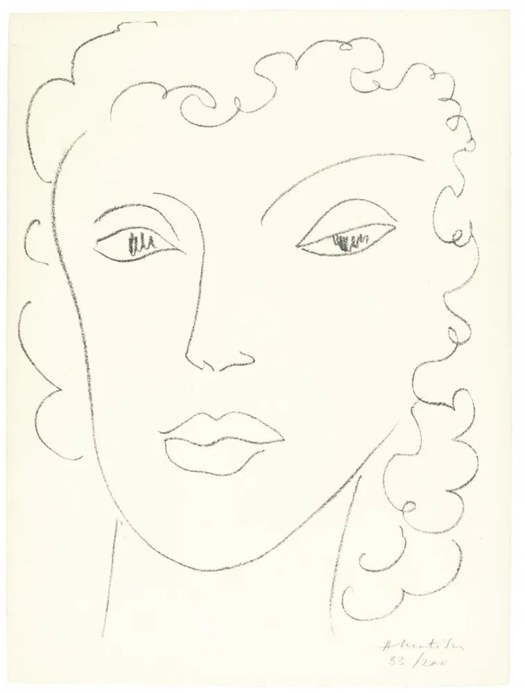 Lithograph Matisse - Haitïenne
