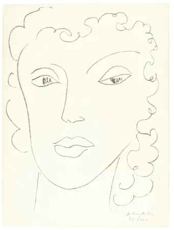 Lithograph Matisse - Haitïenne