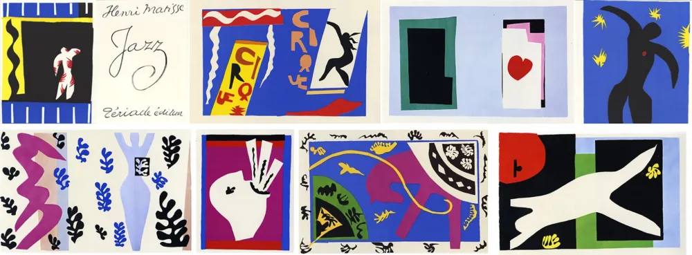 Illustrated Book Matisse - JAZZ (20 lithographies en couleurs hors-texte).