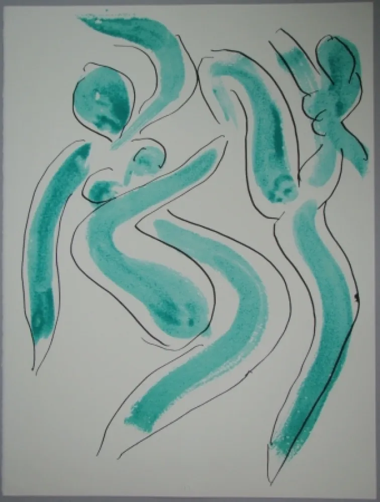 Lithograph Matisse - La dans