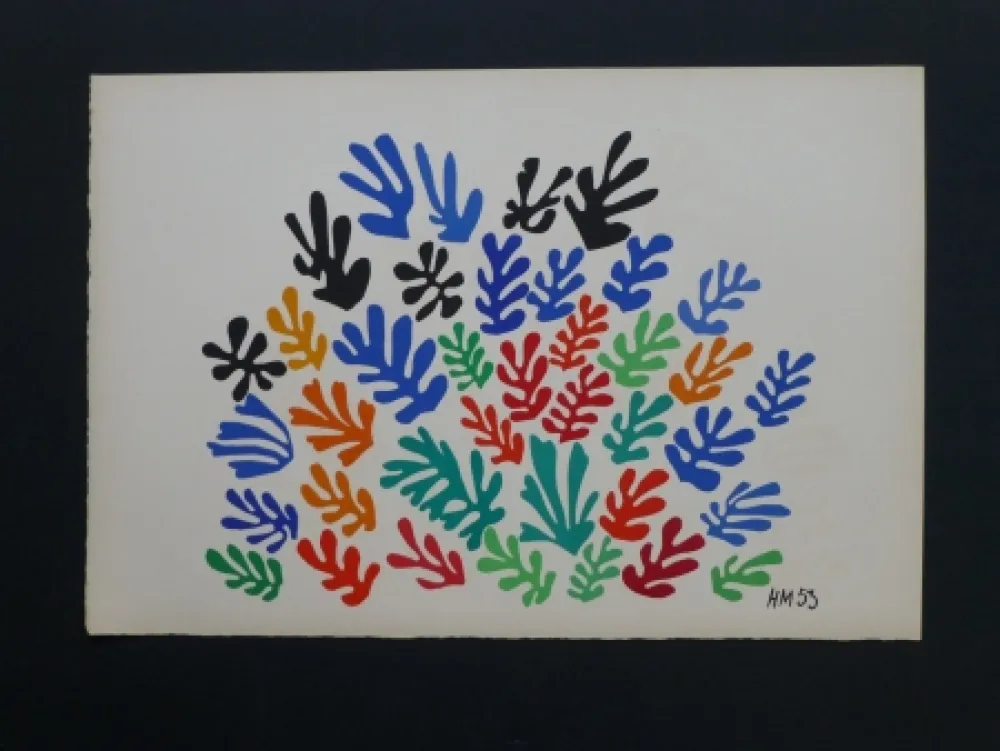 Lithograph Matisse - La gerbe, 1953
