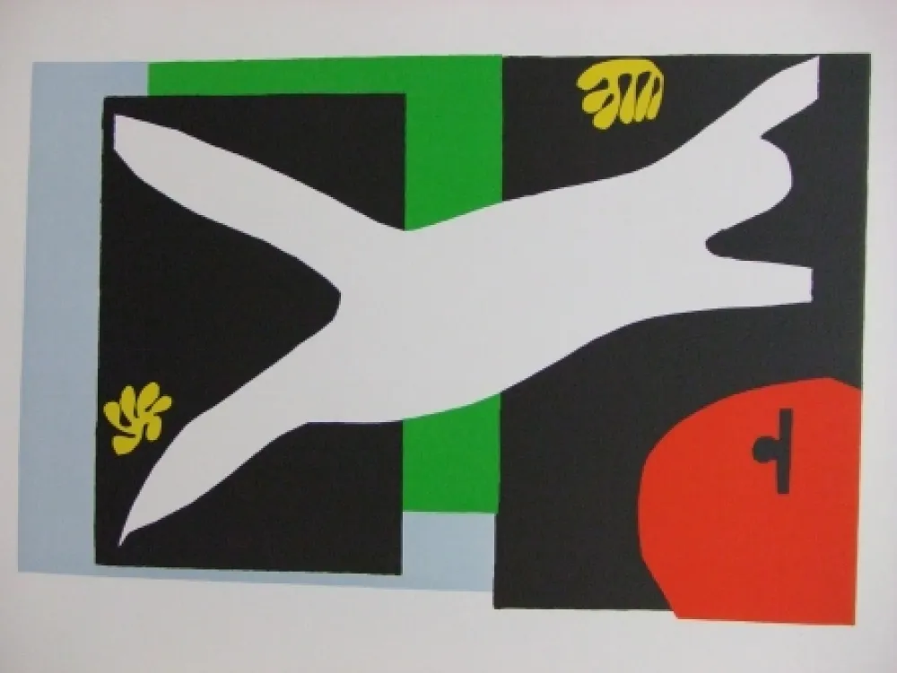 Lithograph Matisse - La Nageuse dans l'aquarium