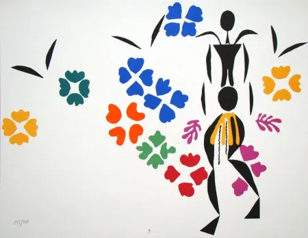 Lithograph Matisse - La négresse