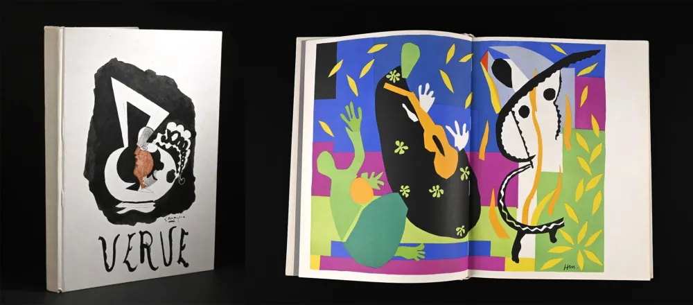 Illustrated Book Matisse - LA TRISTESSE DU ROI. VERVE Vol. VII. N° 27-28 (1953) : Chagall, Matisse, Miro, Braque. 34 LITHOGRAPHIES.